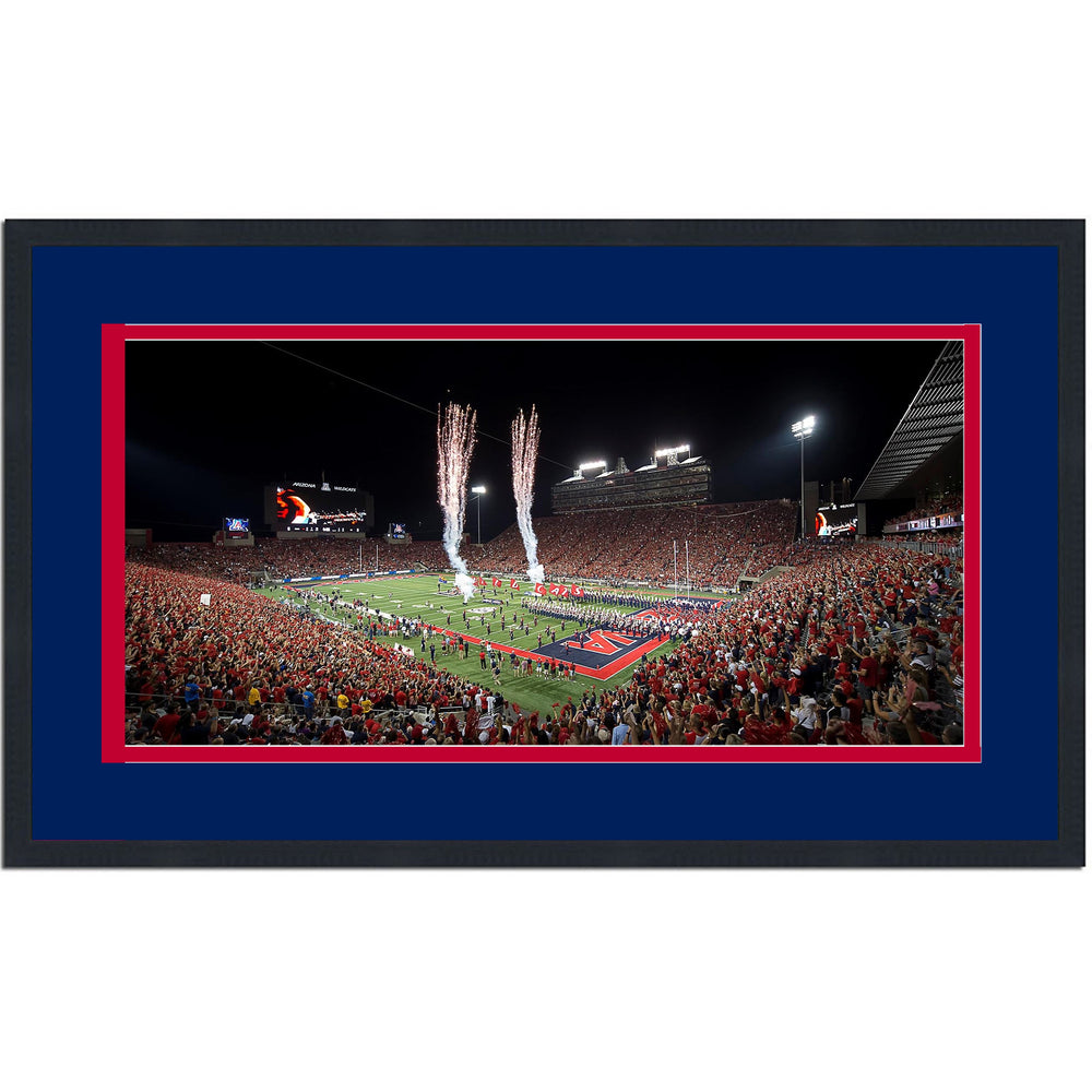 Framed Arizona Stadium Arizona Wildcats 16x24 NCAA Football Photo Professionally Matted (ONLINE ORDER ONLY)