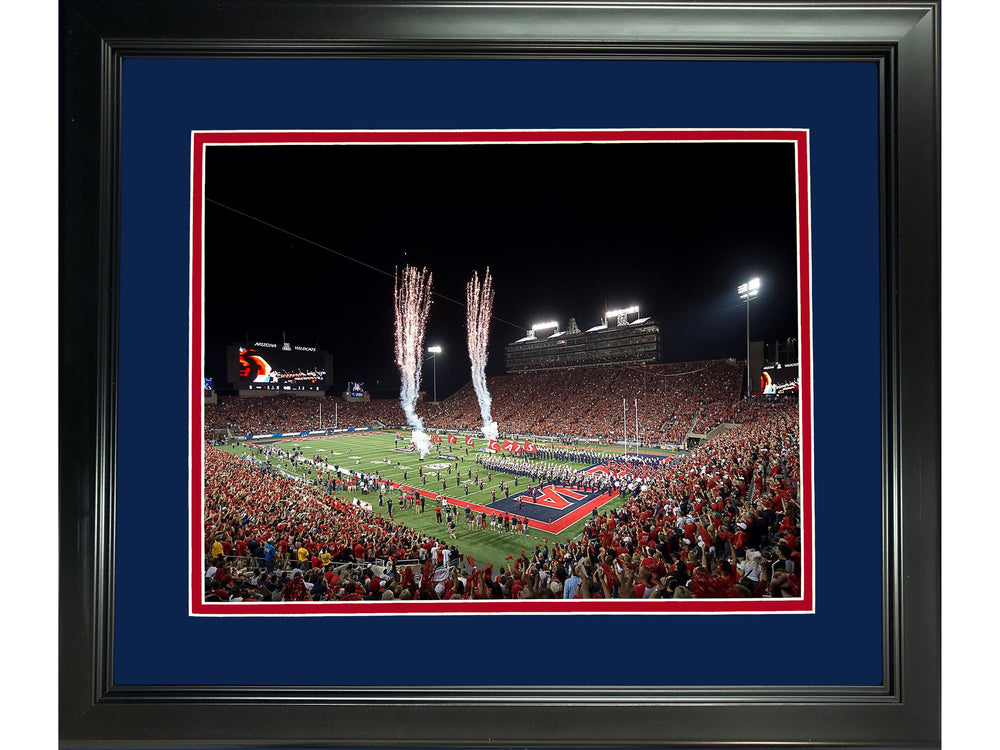 Framed Arizona Stadium Arizona Wildcats 11"x14" NCAA Football Photo Professionally Matted (ONLINE ORDER ONLY)