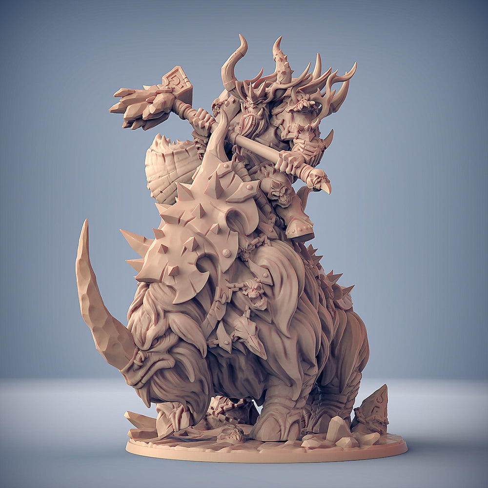 3D Printed Artisan Guild Armored Frosthorn Frostmetal Clan 28mm 32mm (Online Only)