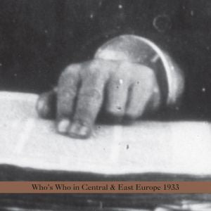 Who's Who in Central Europe 1933 [CD] (ONLINE ORDER ONLY)