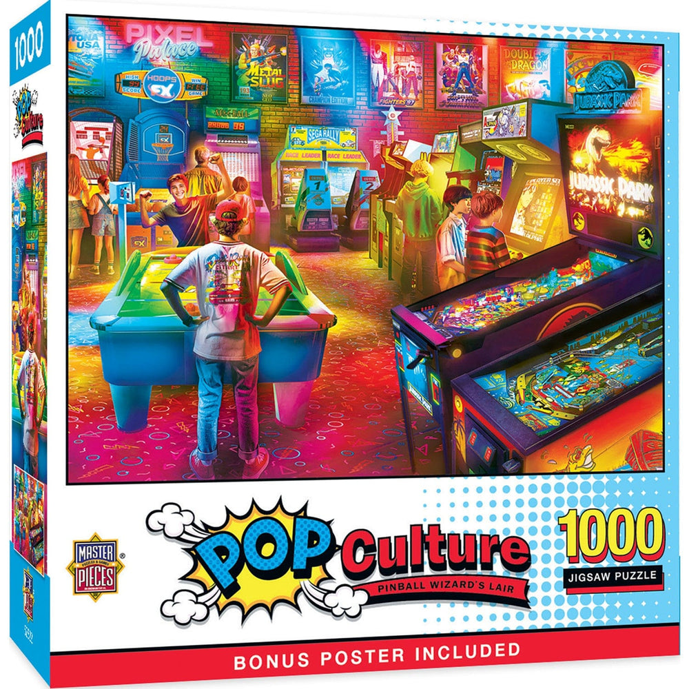 Pop Culture - Pinball Wizard's Lair 1000 Piece Jigsaw Puzzle (ONLINE ORDER ONLY)
