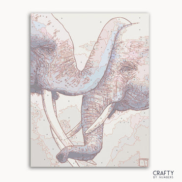 Art Elephants In Love (ONLINE ORDER ONLY)