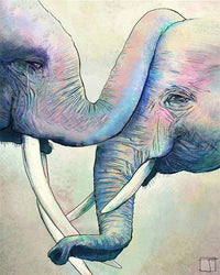 Art Elephants In Love (ONLINE ORDER ONLY)