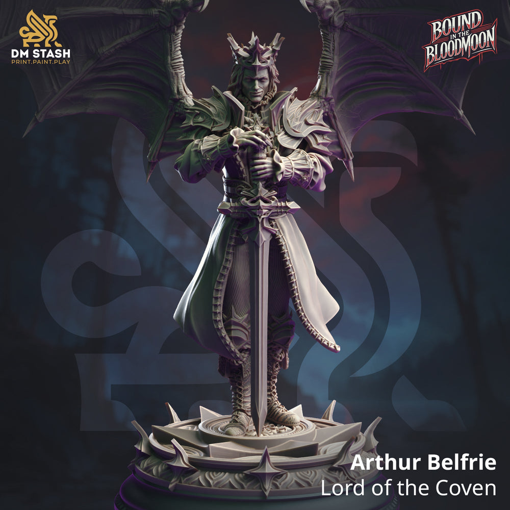 Arthur Belfrie, Lord of the Coven (Male Vampire Shapeshifter) (Online Only)