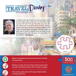 Travel Diary - Fifth Avenue, NYC 500 Piece Jigsaw Puzzle (ONLINE ORDER ONLY)