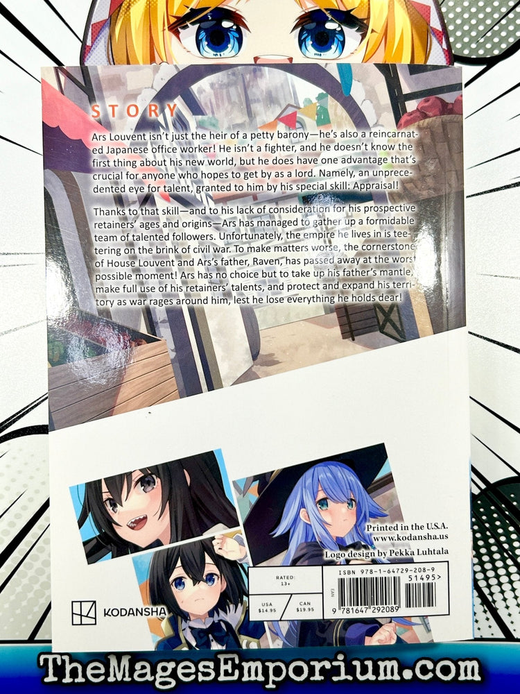 As A Reincarnated Aristocrat, I'll Use My Appraisal Skill to Rise in the World Vol 2 (Online Order Only)