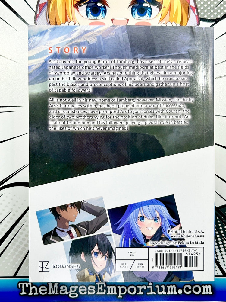 As a Reincarnated Aristocrat I'll Use My Appraisal Skill to Rise in the World Vol 3 Light Novel (Online Order Only)