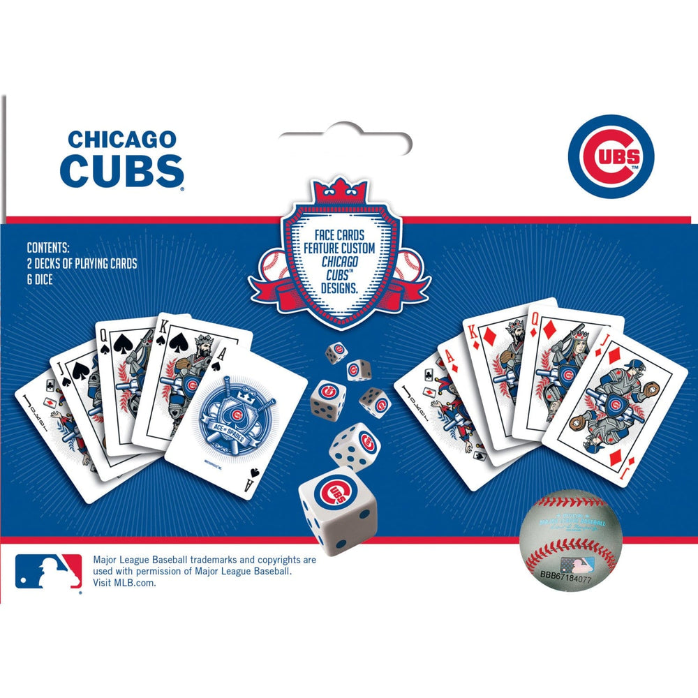 Chicago Cubs - 2-Pack Playing Cards & Dice Set (ONLINE ORDER ONLY)