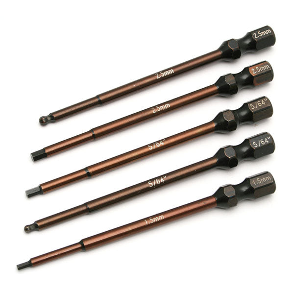 Team Associated Factory Team 1/4 5-Piece Power Tool Tips Set (ONLINE ORDER ONLY)