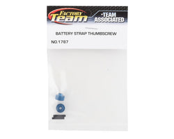 Team Associated Battery Strap Thumbscrews With Set Screws (2) (ONLINE ORDER ONLY)