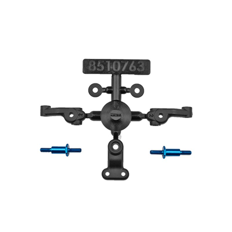 Team Associated RC28R Steering Block and Servo Horn Set – 1/28 Scale Replacement