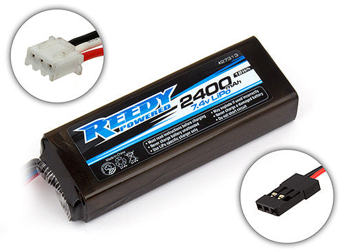Team Associated Reedy LiPo Pro Transmitter/Receiver (TX/RX) Battery 2400mAh 7.4V Flat Style (ONLINE ORDER ONLY)