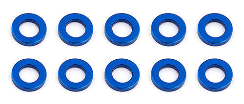 Team Associated Ballstud Washers 5.5 x 1.0mm Blue Aluminum (10) (ONLINE ORDER ONLY)