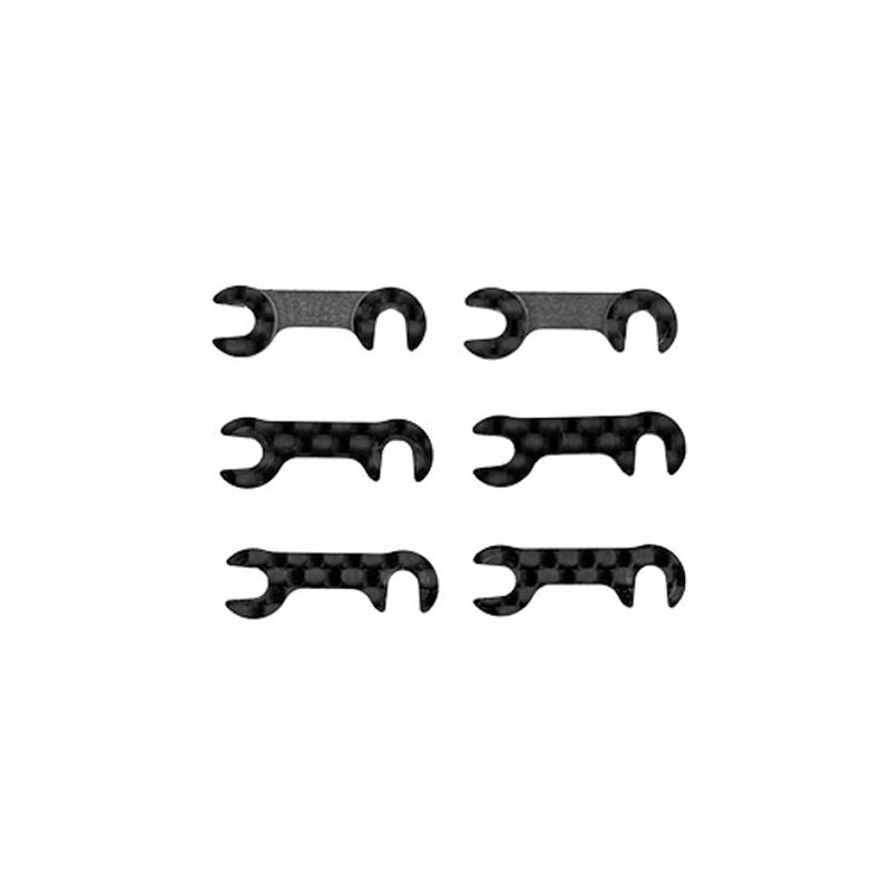 Team Associated RC10TC8 FT Carbon Fiber Roll-Center Spacer Set 32093 (ONLINE ORDER ONLY)