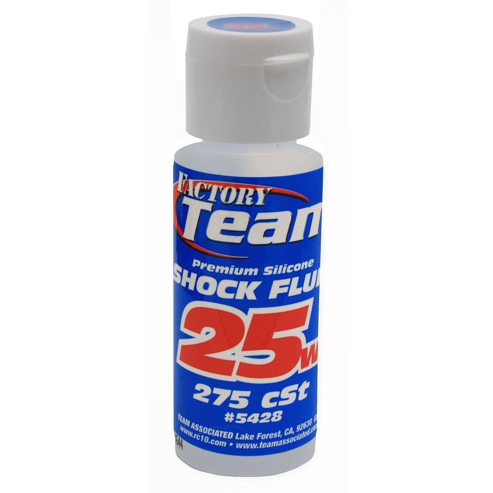 Team Associated 25 Weight Silicone Shock Oil 2oz RC Suspension Fluid