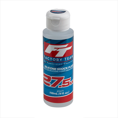 Team Associated 27.5Wt Silicone Shock Oil 4oz Bottle (313 cSt) (ONLINE ORDER ONLY)