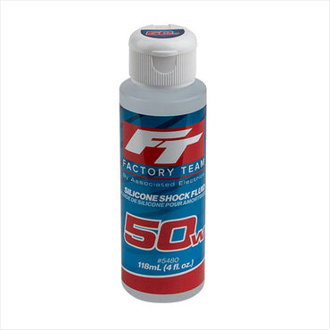 Team Associated 50Wt Silicone Shock Oil 4oz Bottle (650 cSt) (ONLINE ORDER ONLY)