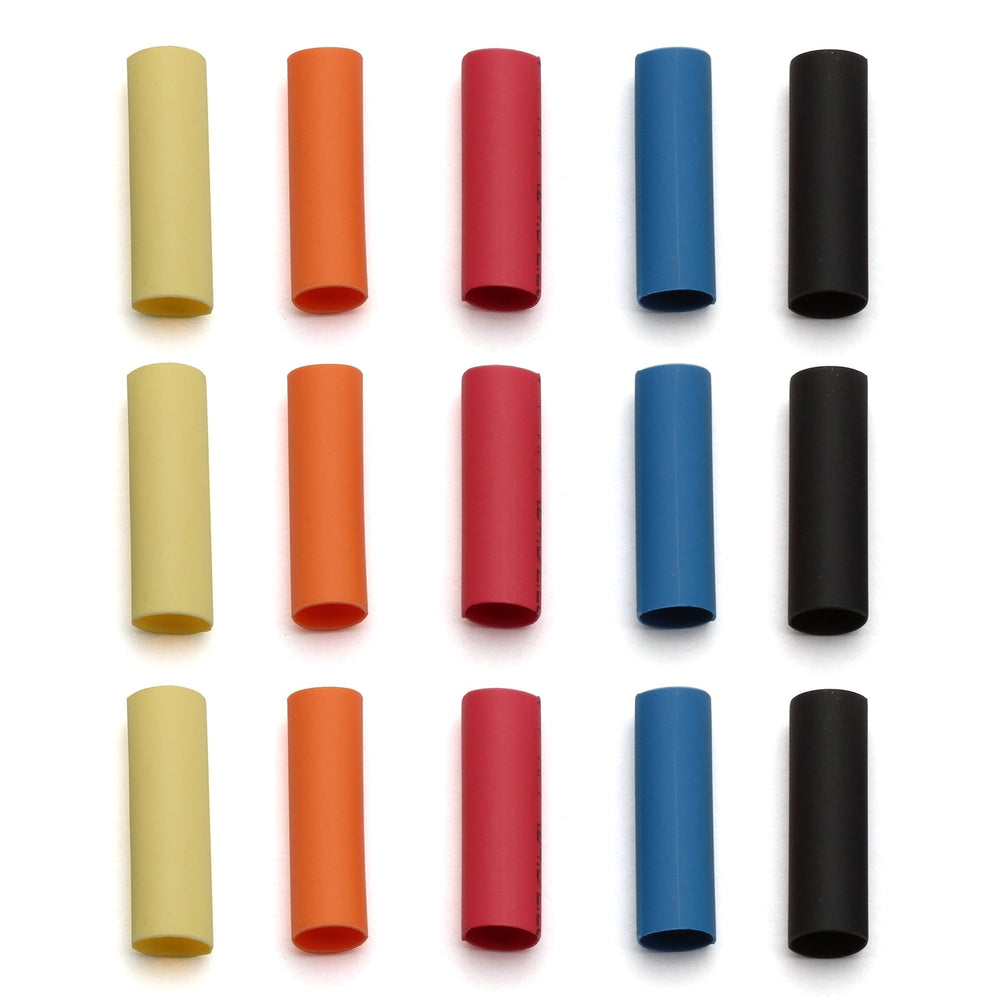 Team Associated Shrink Tubing 15pcs (3pcs each of 5 colors) (ONLINE ORDER ONLY)