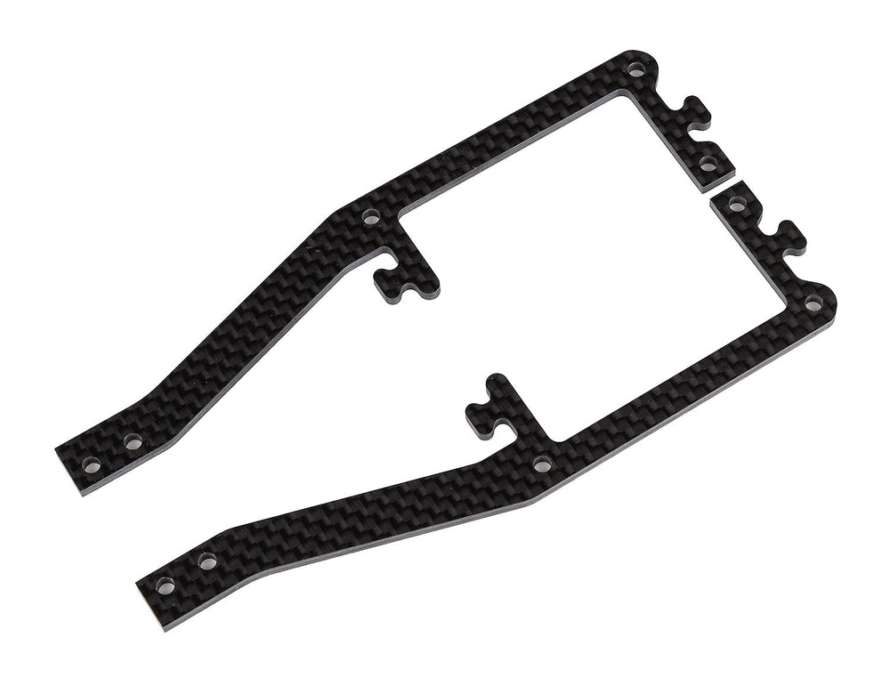 Team Associated SR10M Side Braces, Carbon Fiber 71039 (ONLINE ORDER ONLY)