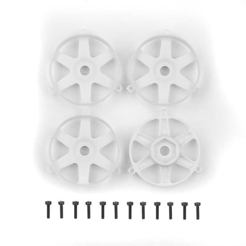 Team Associated DC10 FT Adjustable Wheel Face Plate, White 72248 (ONLINE ORDER ONLY)