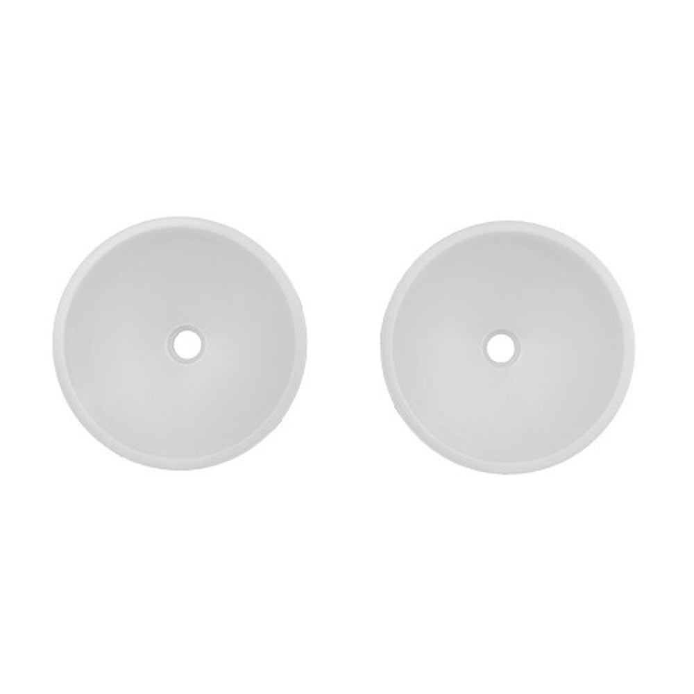 Team Associated White Truck Front Wheels – 1/10 Stadium Truck Replacement