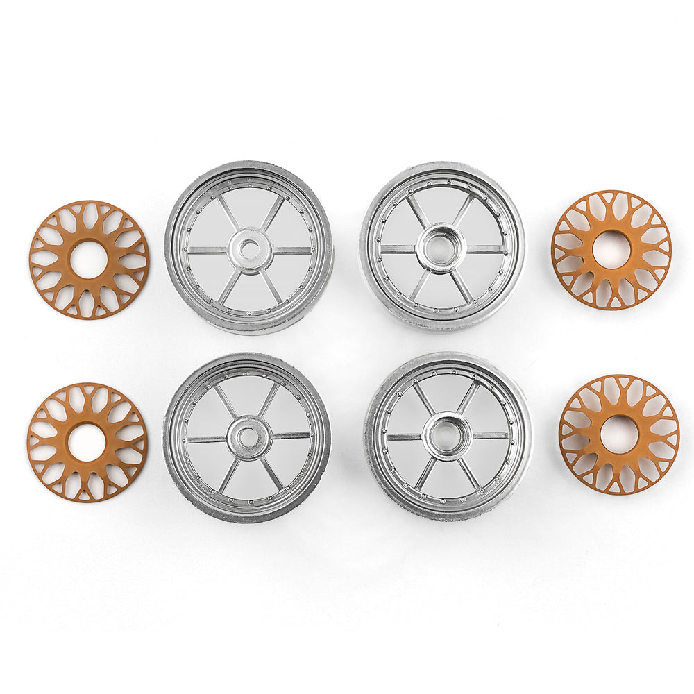 Team Associated RC10DS Wheels, Front and Rear  8827 (ONLINE ORDER ONLY)