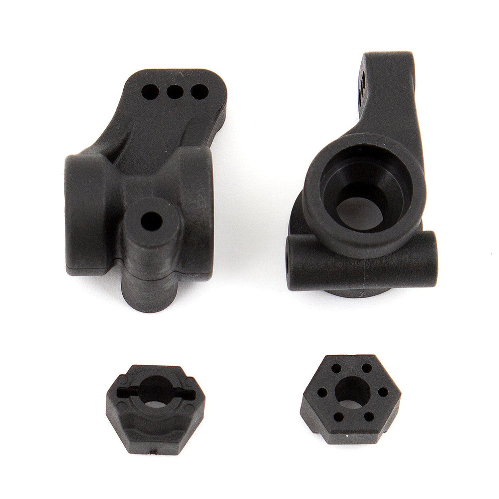 Team Associated Rear Hubs and Wheel Hexes Fits ProSC10 Reflex DB10 and Trophy Ra (ONLINE ORDER ONLY)