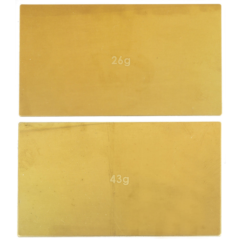 Team Associated B6 Brass Under Battery Weights (ONLINE ORDER ONLY)