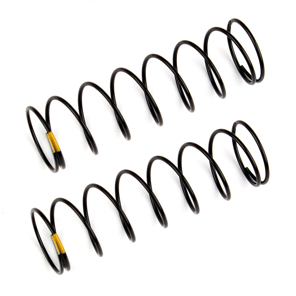 Team Associated Rear Shock Springs Yellow 2.30 lb/in for B6.1 (61mm) (ONLINE ORDER ONLY)