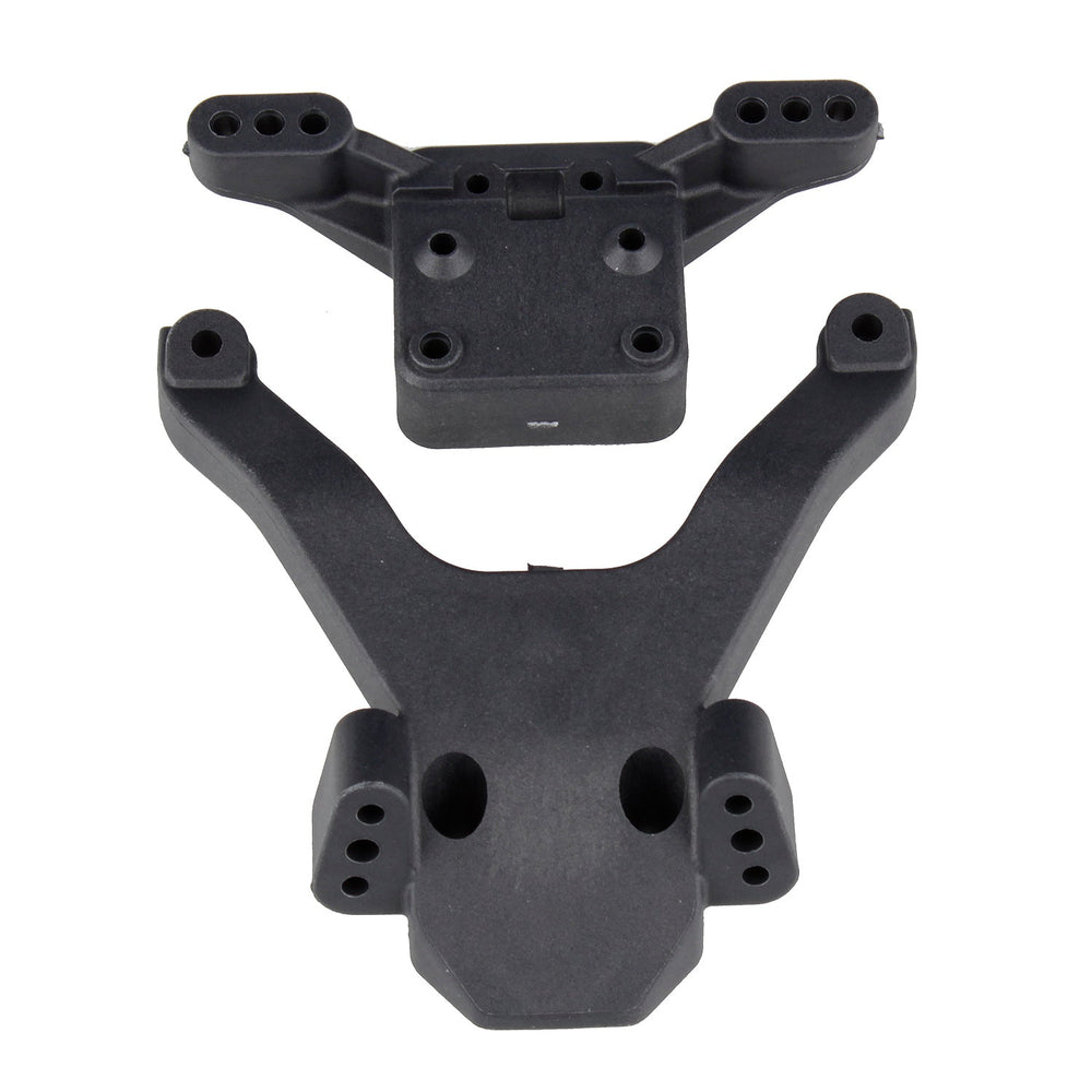 Team Associated RC10B6 Factory Team Top Plate Ballstud Mount Carbon (ONLINE ORDER ONLY)