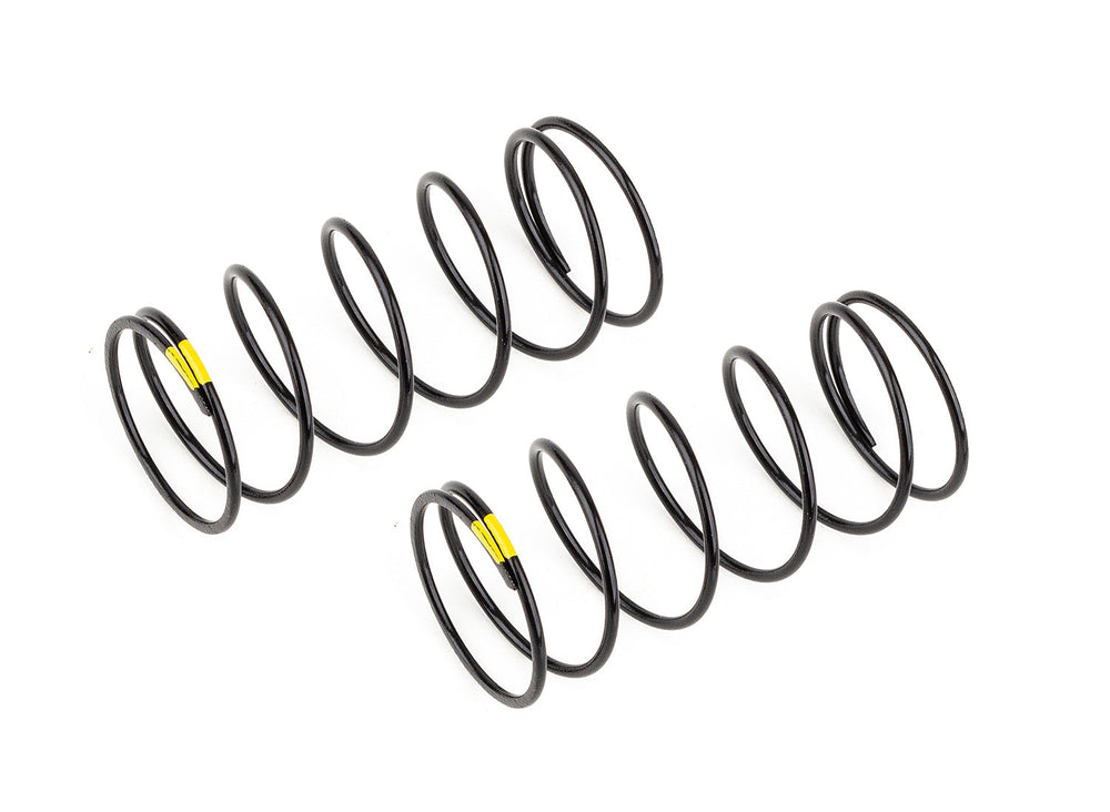 Team Associated 13mm Front Shock Springs Yellow 3.8lb/in L44 6.5T 1.2D B6.4 (ONLINE ORDER ONLY)
