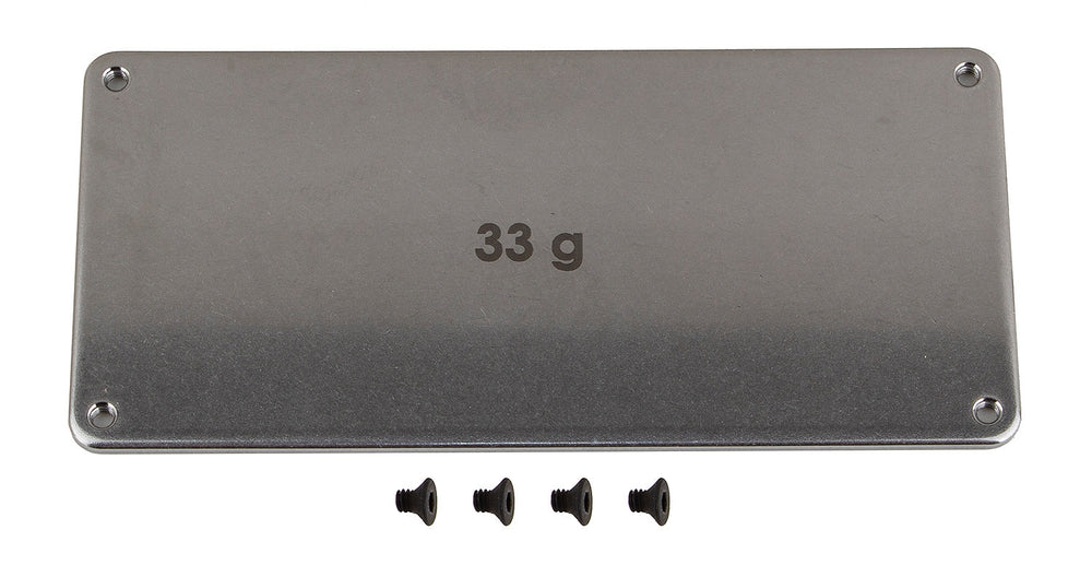 Team Associated RC10B6.4 Factory Team 33g ESC Weight Steel (ONLINE ORDER ONLY)