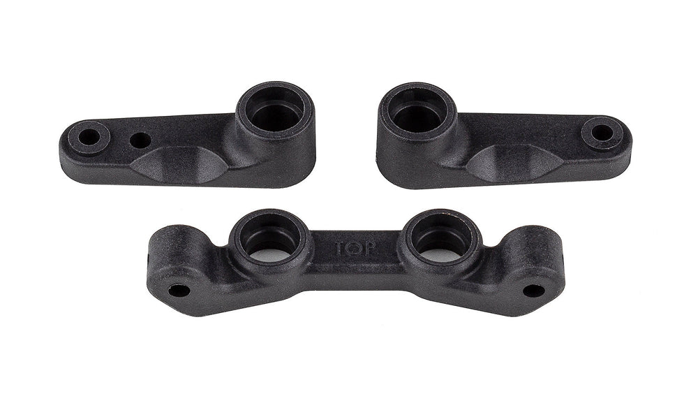 Team Associated FT Steering Bellcrank and Rack Set, Carbon 92489 (ONLINE ORDER ONLY)