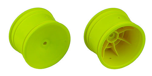 Team Associated 2WD/4WD Rear Wheels 2.2 in 12 mm Hex Yellow for B5M B6 B6.1 B6.1D (ONLINE ORDER ONLY)