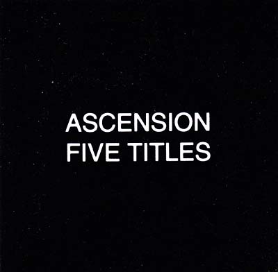 ASCENSION - Five Titles [CD] (ONLINE ORDER ONLY)
