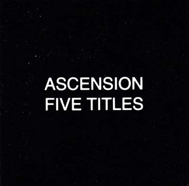 ASCENSION - Five Titles [CD] (ONLINE ORDER ONLY)
