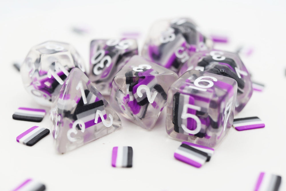 Foam Brain Games Pride Flag RPG Dice Set (ONLINE ORDER ONLY)
