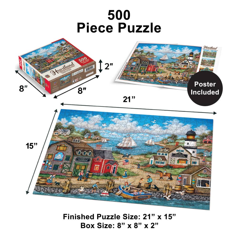 Heartland - Dockside Activities 500 Piece Jigsaw Puzzle