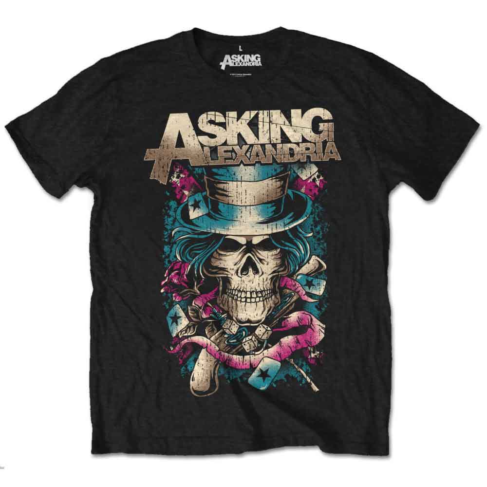 Asking Alexandria - Hat Skull [T-Shirt] (ONLINE ORDER ONLY)