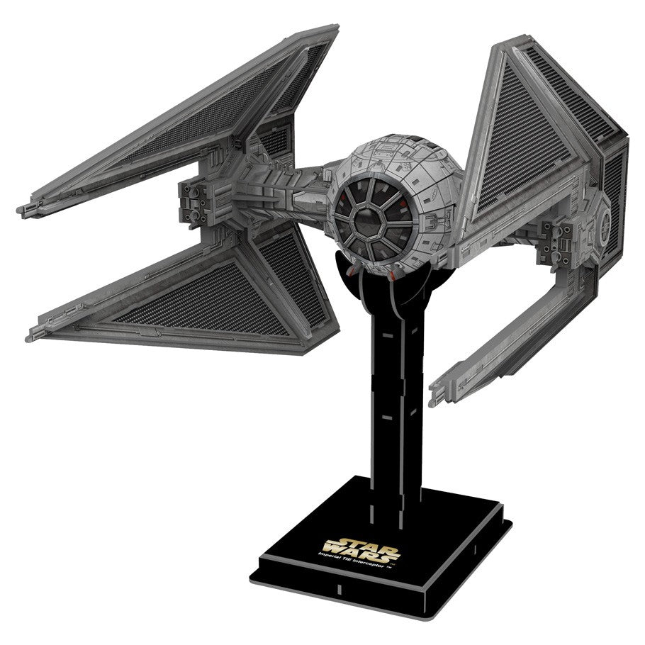 4D Model Kit: Star Wars - Imperial TIE Interceptor (ONLINE ORDER ONLY)