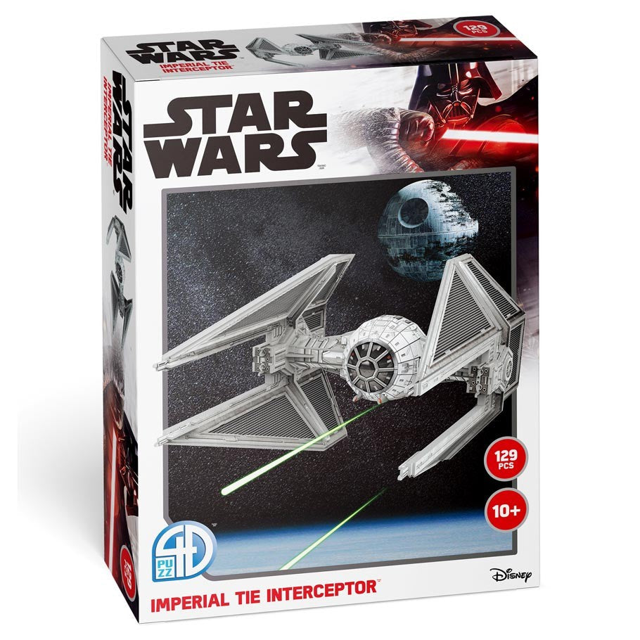 4D Model Kit: Star Wars - Imperial TIE Interceptor (ONLINE ORDER ONLY)
