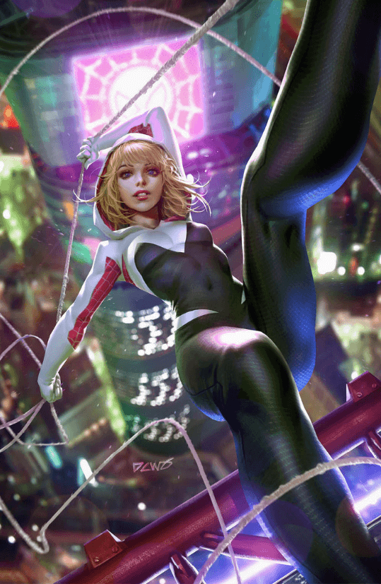 Amazing Spider-Man #73 Derrick Chew Spider-Gwen GGA VIRGIN Variant Sinw (09/08/2021) Marvel (ONLINE ORDER ONLY)