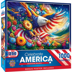 Celebrate America - Mountains Majesty 1000 Piece Jigsaw Puzzle (ONLINE ORDER ONLY)