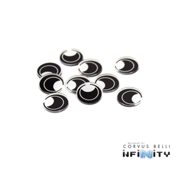 Full Color Infinity Faction Markers, 25mm (Bag of 10)