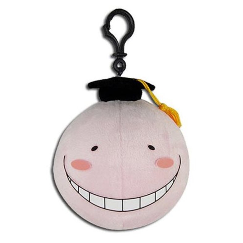 Assassination Classroom Pink Korosensei 4-Inch Key Chain (ONLINE ORDER ONLY)