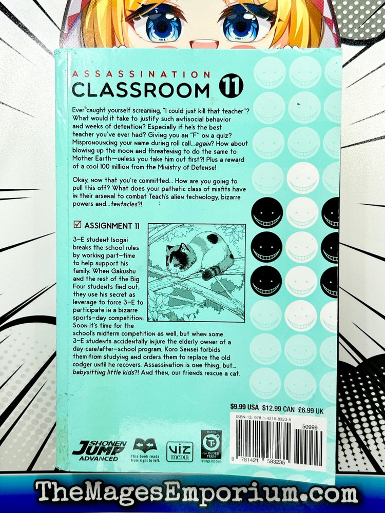 Assassination Classroom Vol 11 Ex Library (Online Order Only)