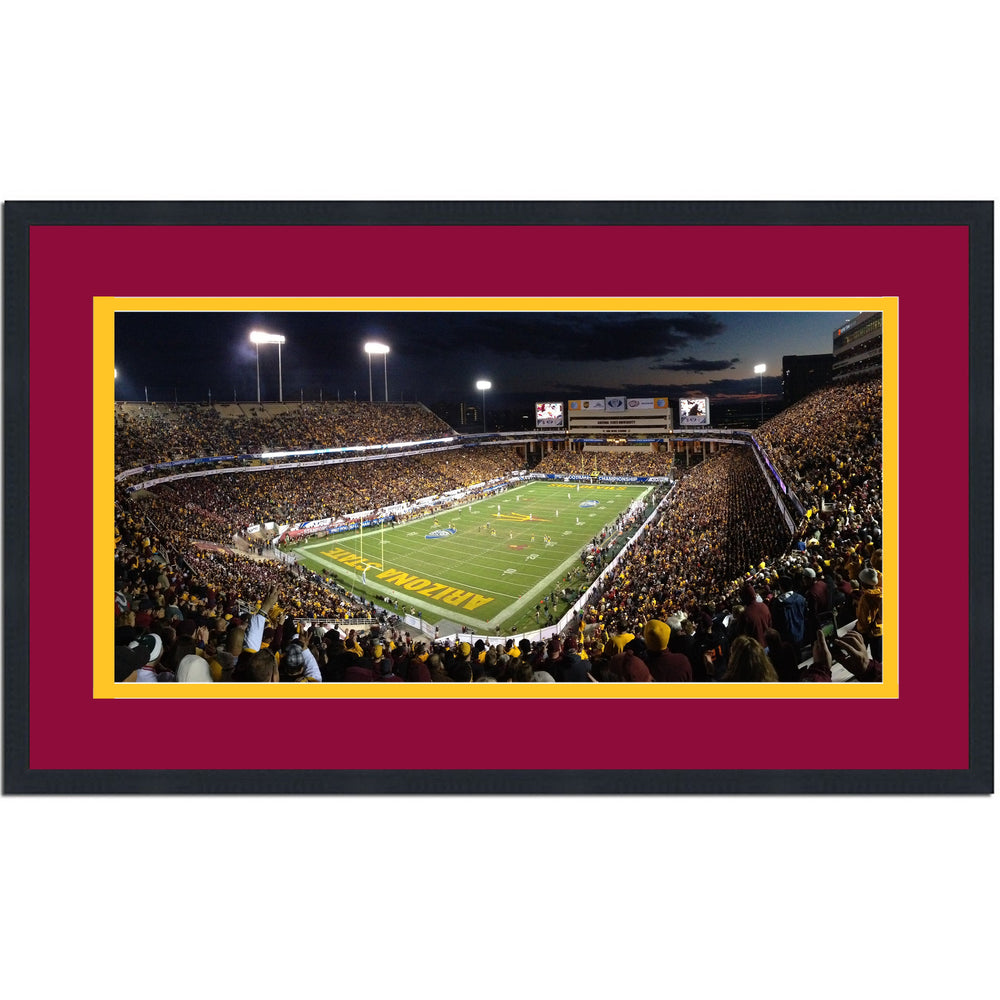 Framed Sun Devil Stadium Arizona State Sun Devils 16x24 NCAA Football Photo Professionally Matted (ONLINE ORDER ONLY)