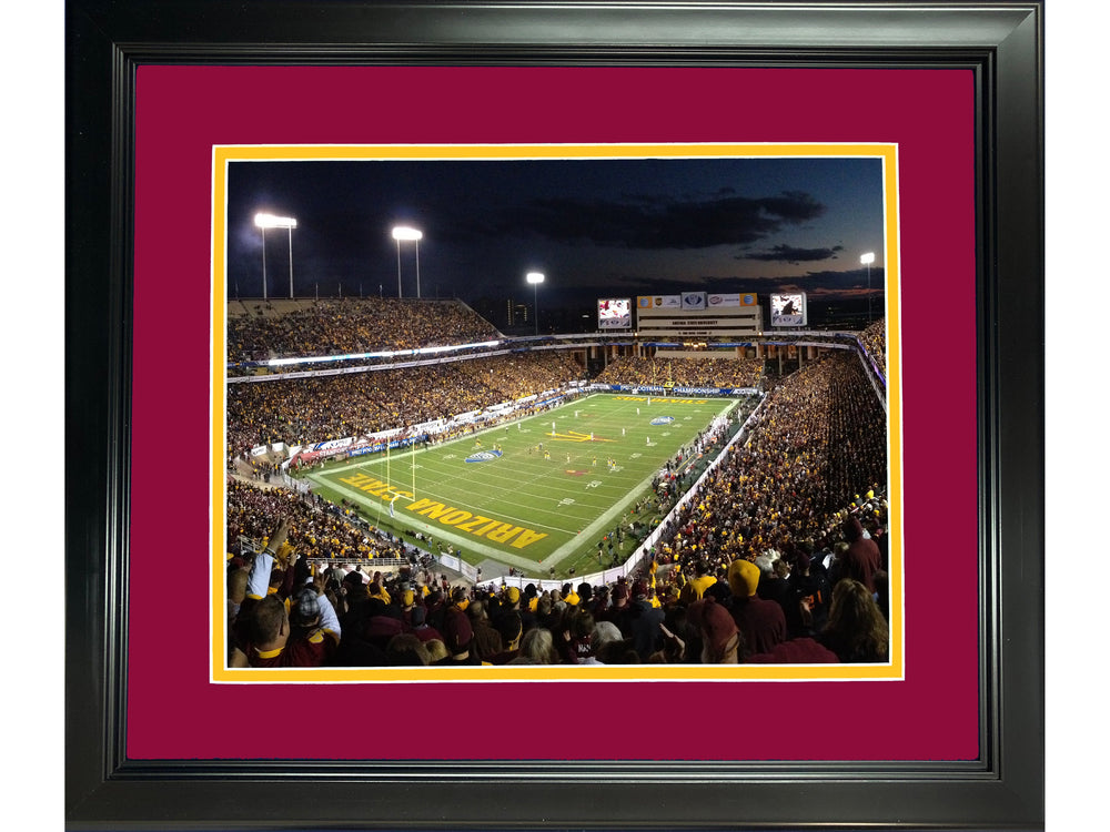 Framed Sun Devil Stadium Arizona State Sun Devils 11"x14" NCAA Football Photo Professionally Matted (ONLINE ORDER ONLY)
