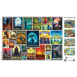 Vintage Posters - Literary Classics 1000 Piece Jigsaw Puzzle (ONLINE ORDER ONLY)
