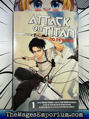 Attack on Titan No Regrets Vol 1 Akibento Exclusive (Online Order Only)